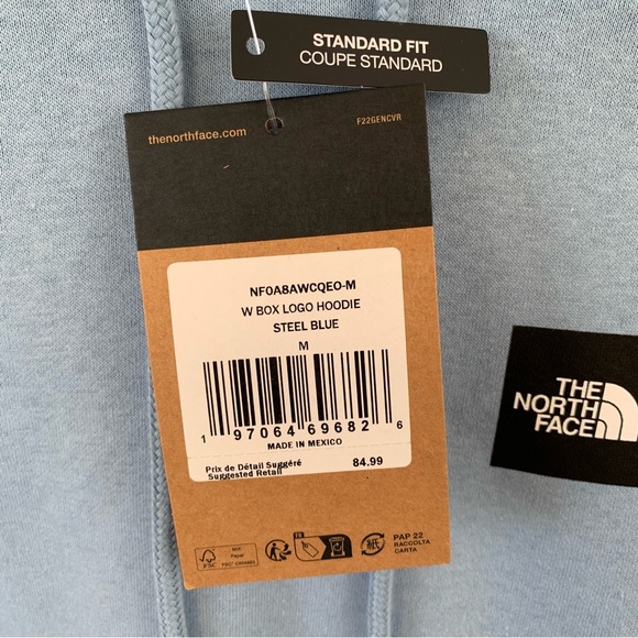 NWT Women’s North Face Box Logo Hoodie - Picture 4 of 12